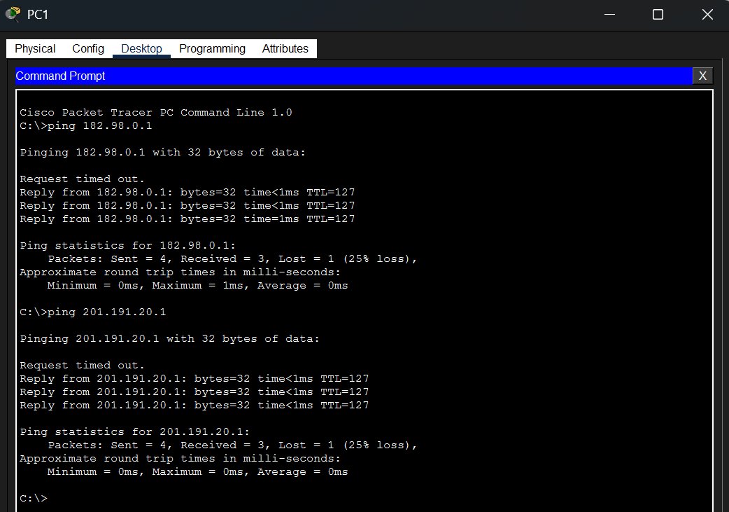 PC1 pinging PC2 and PC3 — first packet timeout then successful replies